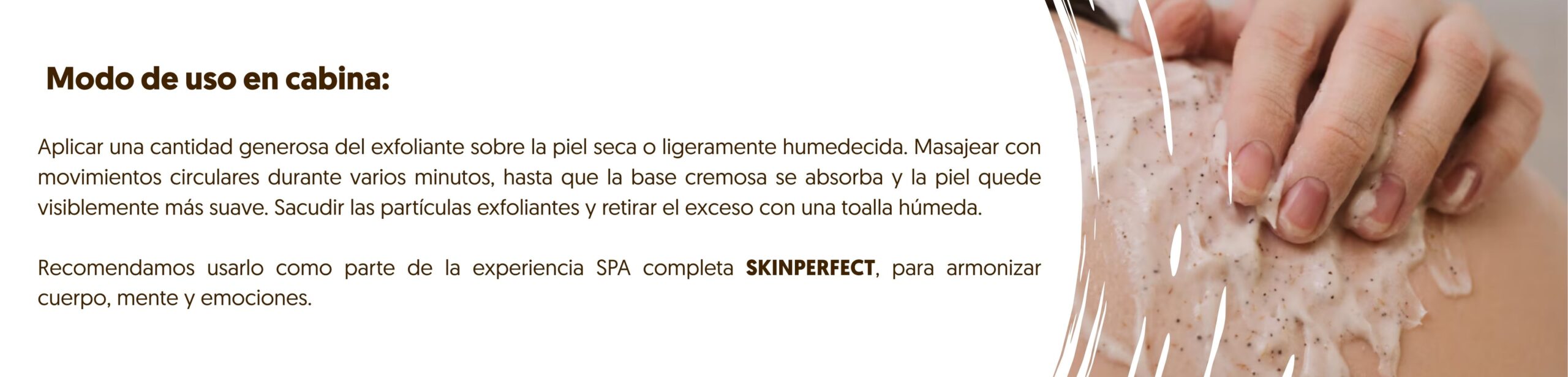 exfoliante cremoso uso